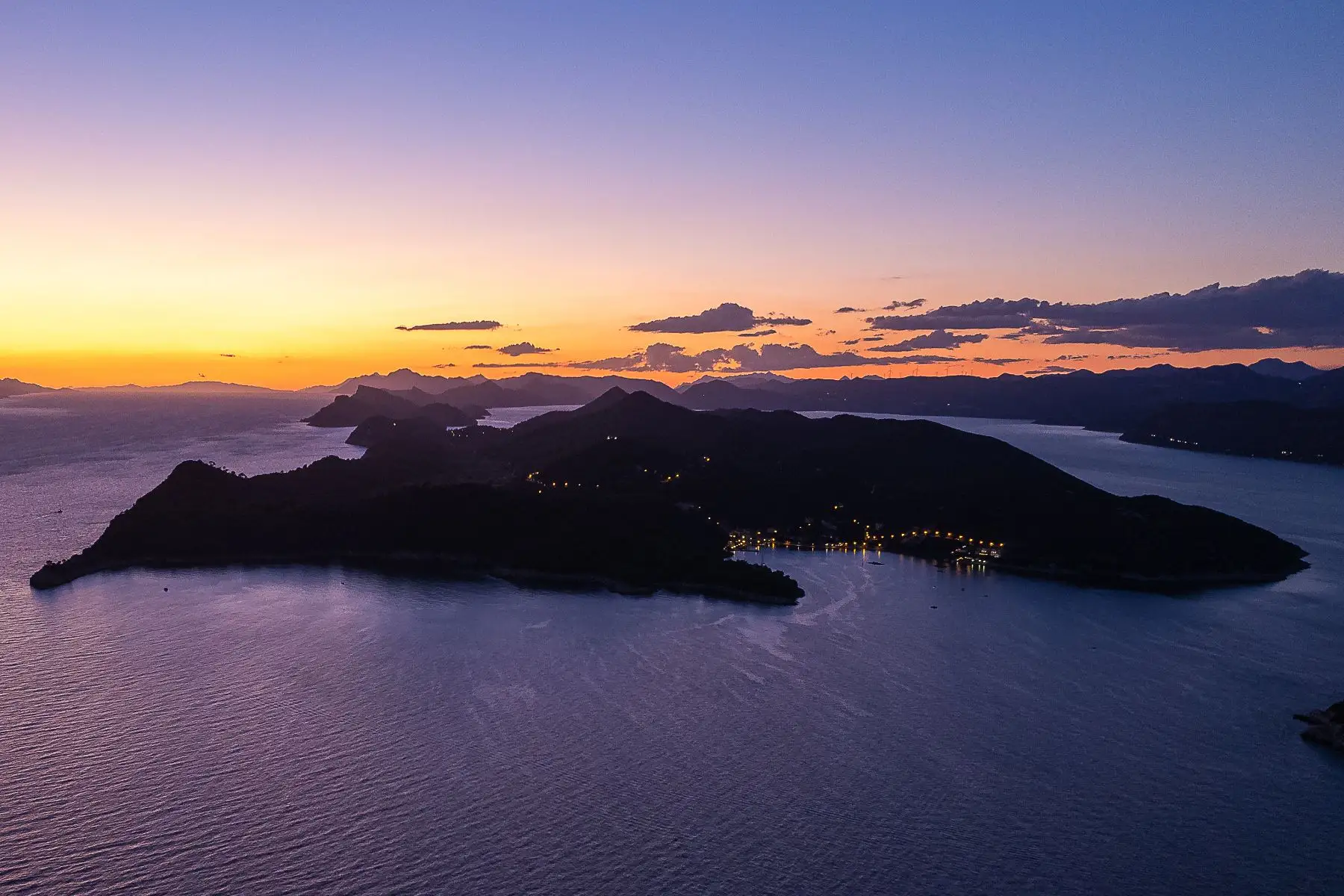 Sunset on Lopud Island