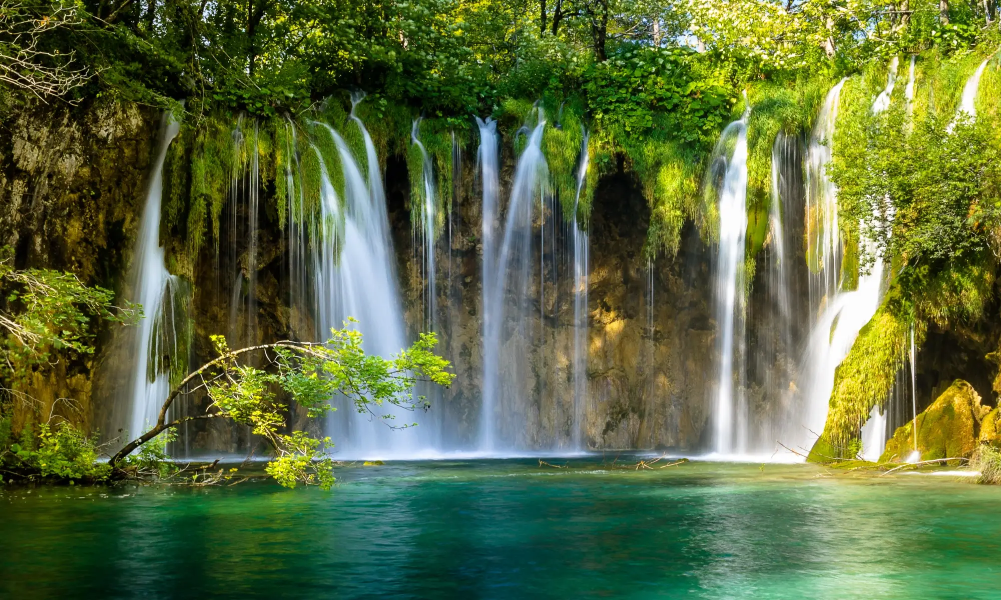 Waterfall at Plitvice